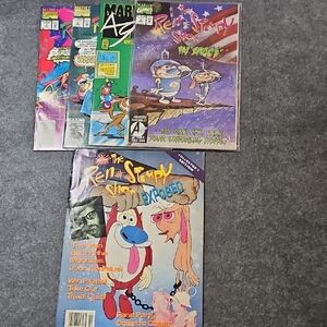 Marvel Ren & Stimpy Comic Book Set with Colorful Covers